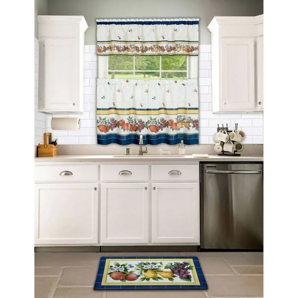 PowerSellerUSA Printed Anti Fatigue Mat, Non Slip Printed Textured Comfort